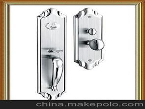 华宝牌不锈钢锁具 豪华美式大门执手锁HB8703单